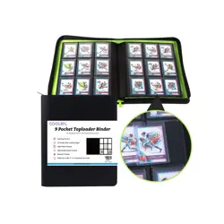 Toploader Binder - Premium Trading Card Binder Holds 288 Toploaders, 9 Pocket... - Image 1