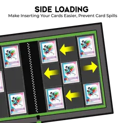 Toploader Binder - Premium Trading Card Binder Holds 288 Toploaders, 9 Pocket... - Image 3