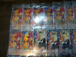 Lot Of 21 SEALED Dragon Ball Super Cards! SSG Goku, SS Vegeta, Piccolo, Yamcha - Image 2