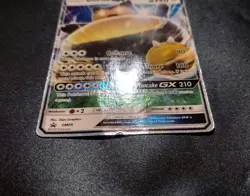 Snorlax GX SM05 Standard Size Full Art Black Star Promo Pokemon Card DAMAGED - Image 2