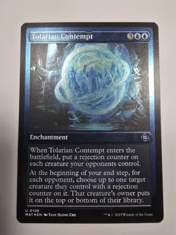 Tolarian Contempt (Foil Etched) March of the Machine: The Aftermath Foil Mtg - Image 1