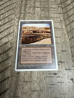 FOURTH EDITION 4E Vintage MtG Strip Mine Unplayed NM - Image 1