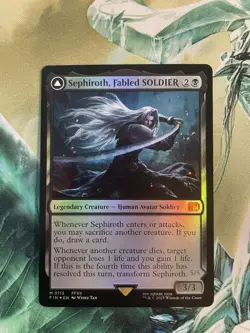 Sephiroth, Fabled SOLDIER - #115 Foil Final Fantasy - Mtg - Mythic Rare Foil - Image 1