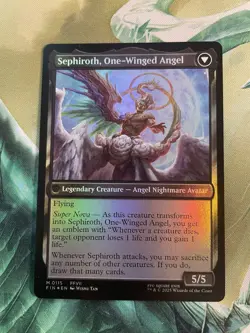 Sephiroth, Fabled SOLDIER - #115 Foil Final Fantasy - Mtg - Mythic Rare Foil - Image 2