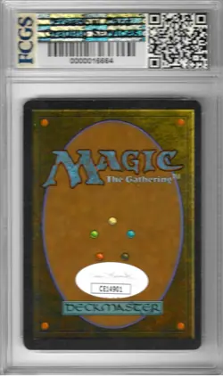 1995 MTG Jester's Cap Ice Age Dan Frazier Auto Graded FCGS 7 NM (Auto 10) - Image 2