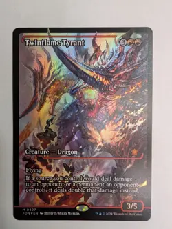 Magic the Gathering MTG - Twinflame Tyrant (Showcase) Foil: Near Mint - Image 1
