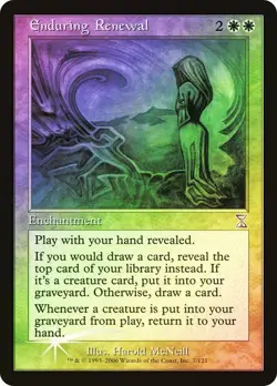 Time Spiral Timeshifted MTG Foil Enduring Renewal Magic - Image 1