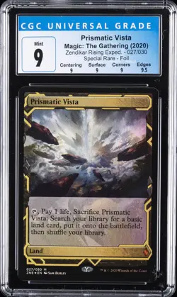 2020 MAGIC: THE GATHERING #027/030 PRISMATIC VISTA CGC 9 - Image 2