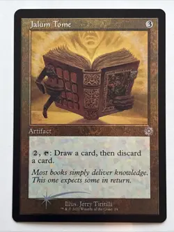 MTG The Brothers' War: Retro Frame Artifacts Jalum Tome Foil NM - Image 1
