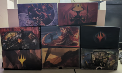 Magic the Gathering MTG Empty Fat/Bundle boxes x8 (all different sets) - Image 1