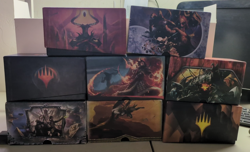 Magic the Gathering MTG Empty Fat/Bundle boxes x8 (all different sets) - Image 2