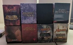 Magic the Gathering MTG Empty Fat/Bundle boxes x8 (all different sets) - Image 3
