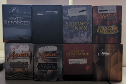 Magic the Gathering MTG Empty Fat/Bundle boxes x8 (all different sets) - Image 4