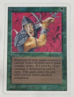 Berserk Unlimited Near Mint NM MTG Magic The Gathering A - Image 1