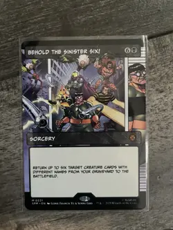 Behold The Sinister Six 0221 Borderless Regular Marvels Spider-Man - Image 1