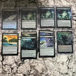 MTG Edge of Eternities Green Lot of 10 cards. Ouroboroid Foil, Terrasymbiosis. - Image 1