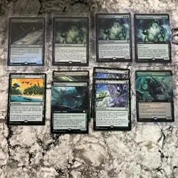 MTG Edge of Eternities Green Lot of 10 cards. Ouroboroid Foil, Terrasymbiosis. - Image 2