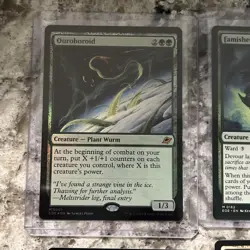 MTG Edge of Eternities Green Lot of 10 cards. Ouroboroid Foil, Terrasymbiosis. - Image 4