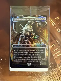Magic The Gathering Anti-Venom Horrifying Healer Borderless FOIL NEW - Image 1