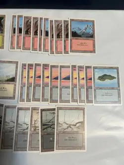 MTG REVISED Edition (1994) 50 BASIC LAND cards LOT - Magic the Gathering - Image 3