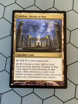 MTG | Secret Lair 👼 Angels Deck | Nykthos, Shrine to Nyx | 📜LIST CARD📜 - Image 1