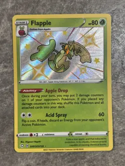Flapple SV013/SV122 Pokemon TCG Shining Fates: Shiny Vault Holo (Near Mint) NM - Image 1