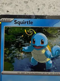 Squirtle 048 HD HEAD SWIRL! - Pokemon 151 Black Star Promo - Pristine - Image 2