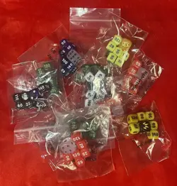 NEW POKEMON TCG LOT OF 84 PLAYING DICE FROM VARIOUS SETS BUNDLE! - Image 1