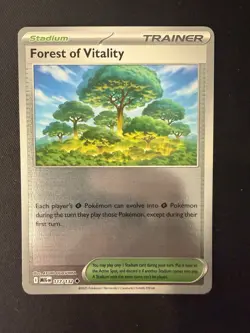 Forest of Vitality Reverse Holo 117/132 Pokemon Mega Evolution English - Image 1
