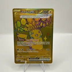 Pokemon TCG Pikachu ex 179/131 Sv: Prismatic Evolutions Gold Holo NM - Image 2