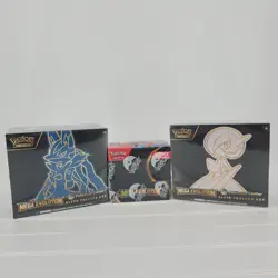 Pokemon Mega Evolutions Pokemon Center ETB Set And Enhanced Booster Box SEALED - Image 1