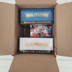 Pokemon Mega Evolutions Pokemon Center ETB Set And Enhanced Booster Box SEALED - Image 5