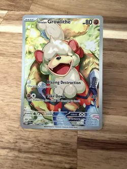 Pokemon TCG - Hisuian Growlithe 181/167 (IR) - Twilight Masquerade - Image 1