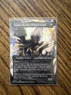 Magic the Gathering Final Fantasy Sephiroth Fabled Soldier Borderless Card 0317 - Image 2