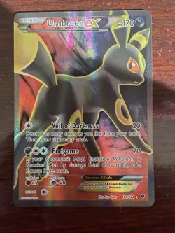 Pokemon Umbreon EX TCG Full Art Ultra Rare Card 119/124 - Image 1