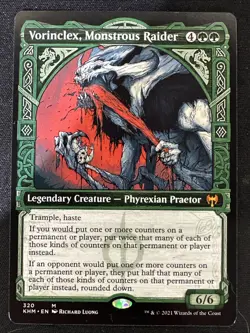 Magic the Gathering Vorinclex, Monstrous Raider Kaldheim MTG Card #320 NM - Image 1