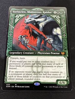 Magic the Gathering Vorinclex, Monstrous Raider Kaldheim MTG Card #320 NM - Image 4