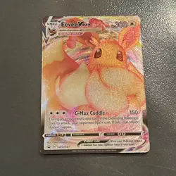 Pokemon TCG Eevee VMAX SWSH087 Shining Fates Promo Card (NM Condition) - Image 1