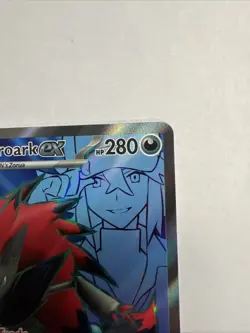 N's Zoroark EX 175/159 Full Art NM/M Journey Together Pokemon Card - Image 4