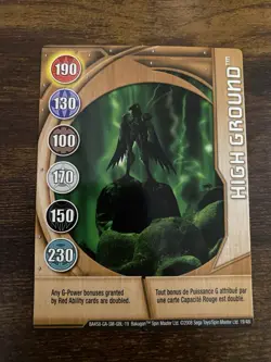 Bakugan New Vestroia | High Ground 19/48i Copper Gate Card Ravenoid - Image 1