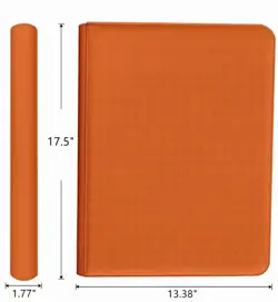 16 Pocket Card Binder 1000+ Premium, Zip Trading Card Binder Double, Sided Po... - Image 5