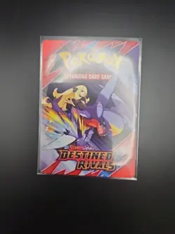 Destined Rivals Pack Art Trainer Tip PreRelease Card Cynthia Garchomp Exclusive - Image 1
