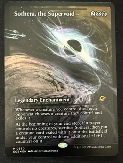 MTG Sothera, the Supervoid #0360 Foil, Showcase, Edge of Eternities Mythic Card - Image 1