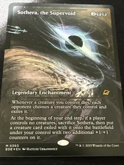 MTG Sothera, the Supervoid #0360 Foil, Showcase, Edge of Eternities Mythic Card - Image 4