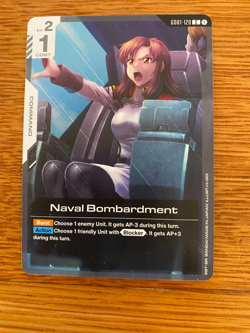 GD01-120 Naval Bombardment - Gundam Card Game Single (Newtype Rising) - Image 1