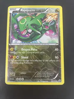 Rayquaza 93/113 Legendary Treasures Reverse Holo Pokemon Card TCG - Image 1
