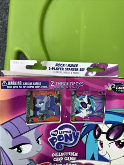2014 Hasbro My Little Pony Rock N Rave Card Game Starter Set 2 pks, NEW SEALED - Image 3