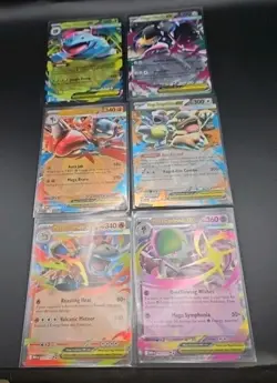 Pokemon TCG Mega Evolutions EX - 6 Card Lot - Image 1