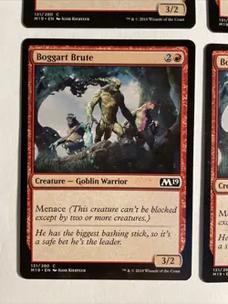 4x Mtg Core Set 2019 M19 Boggart Brute NM Magic The Gathering - Image 2