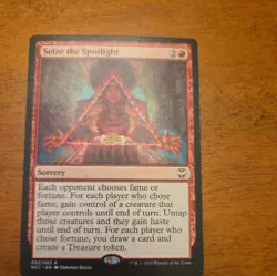 Seize the Spotlight x1 Streets of New Capenna Commander MTG Magic the Gathering - Image 1